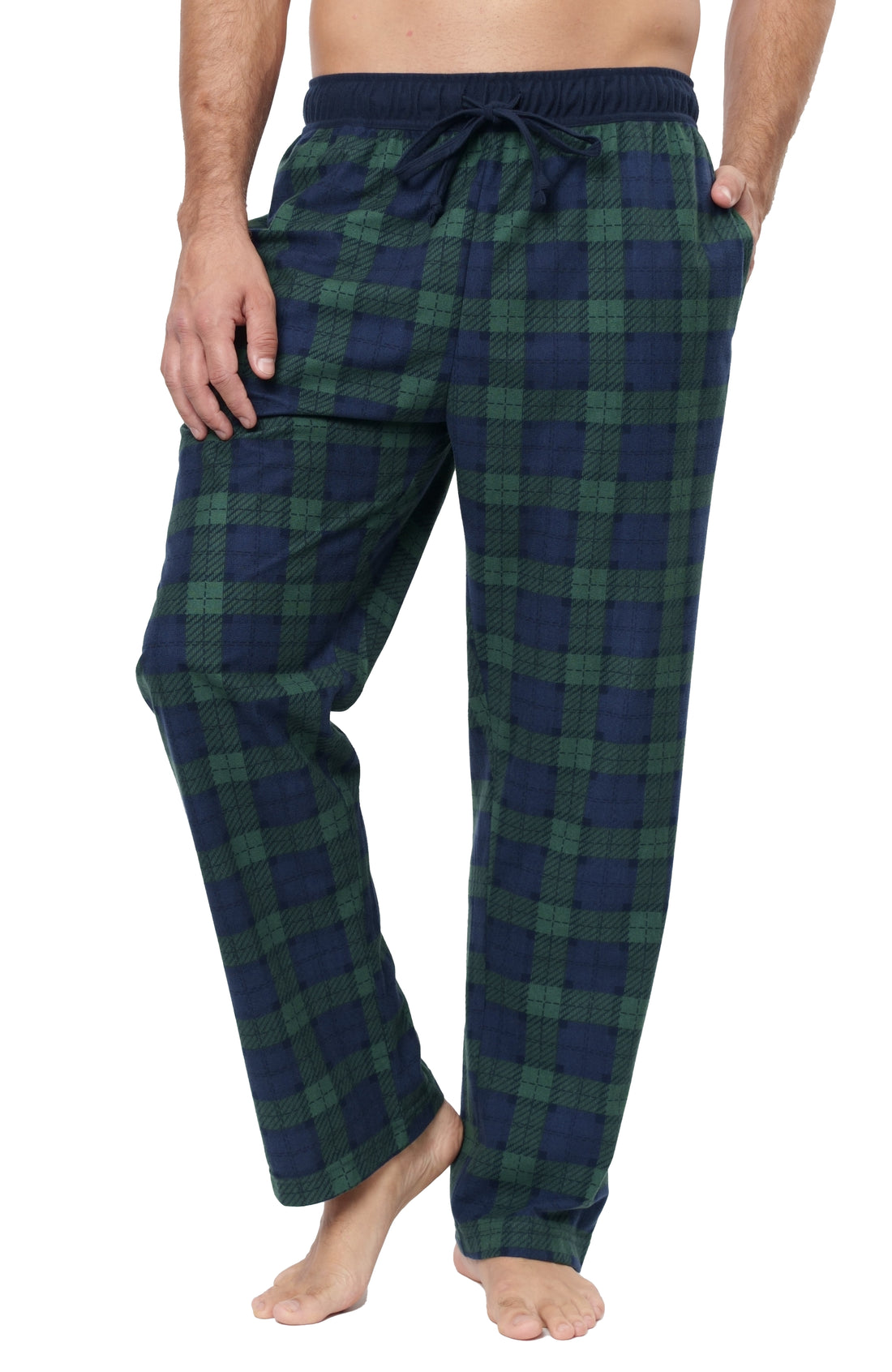 MICRO FLEECE PLAID LOUNGE PANT - ROLLED PACKAGING