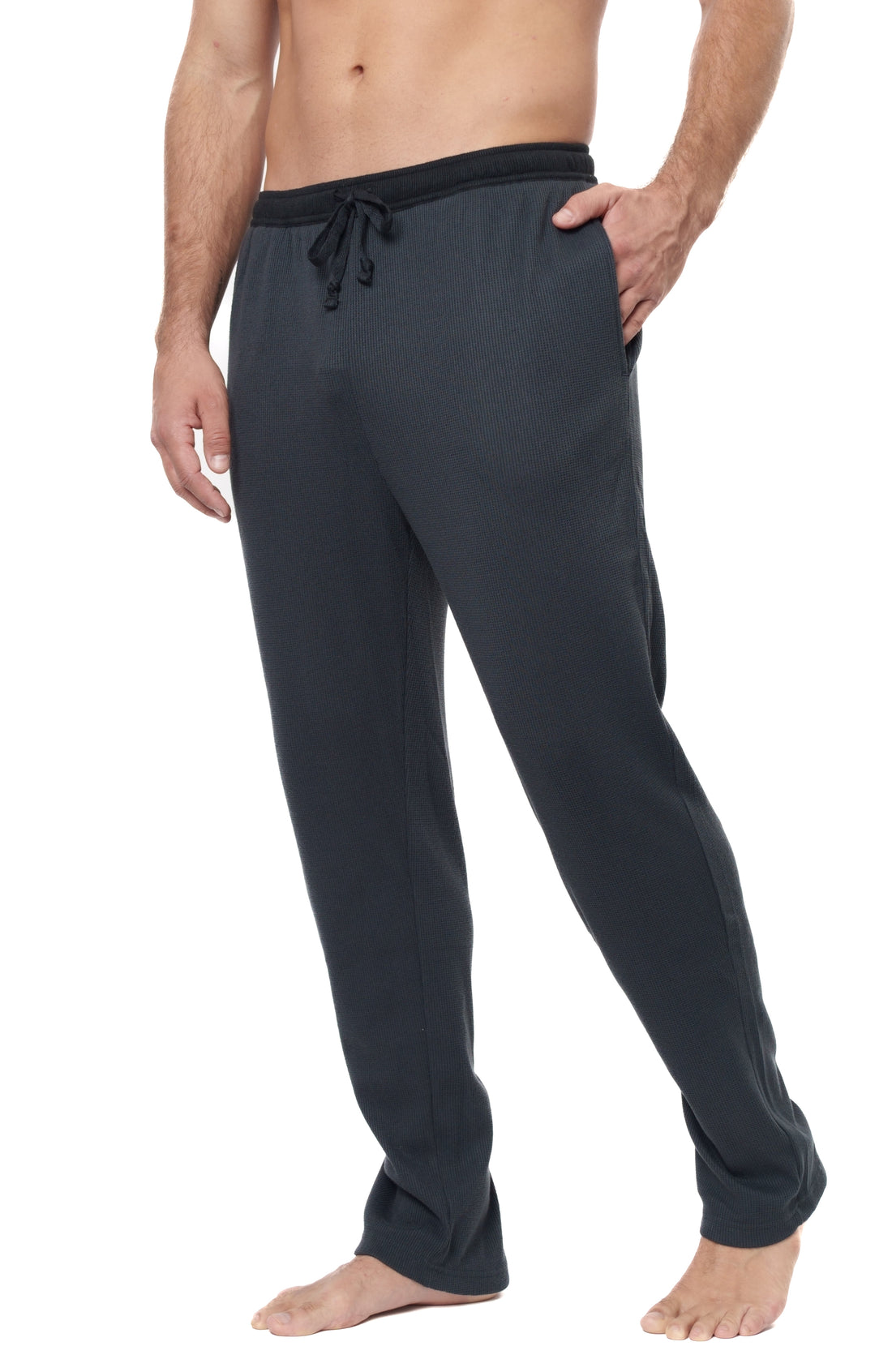 RELAXED FIT WAFFLE TEXTURED LOUNGE PANT